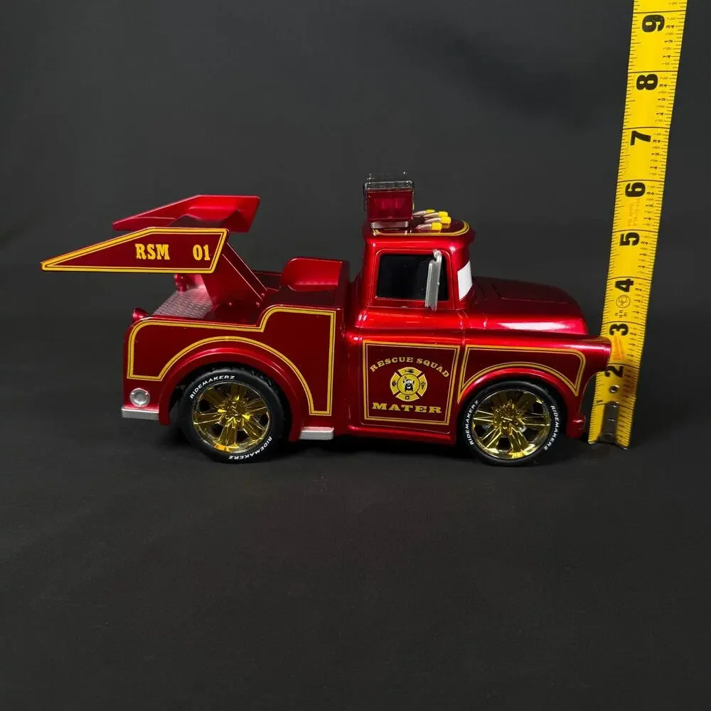 Ridemakerz Disney Cars Mater Fire Rescue Squad RC Car set w Box RARE
